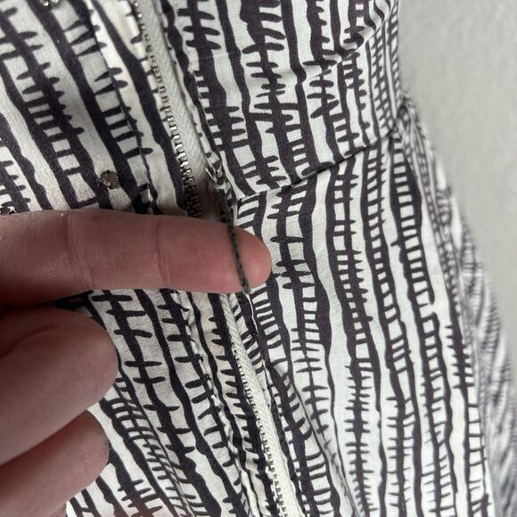 Vintage 1950s Sz 2P Black & White Full Skirt Halter Party Dress Rockabilly+Vest - Picture 12 of 12